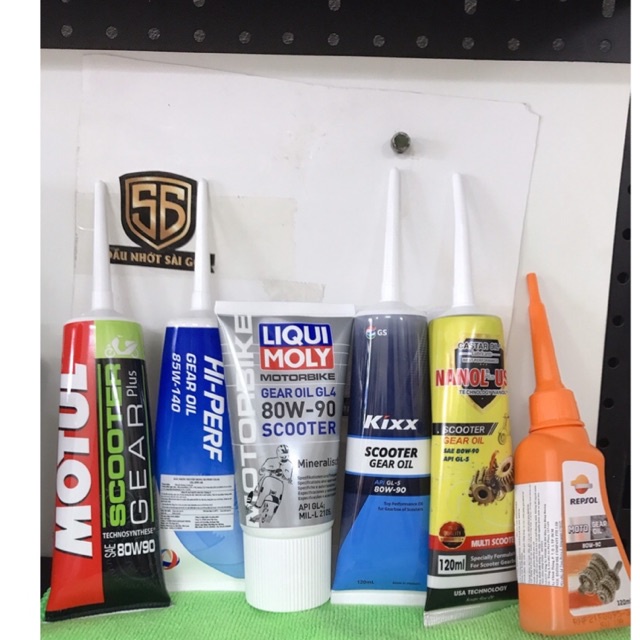 Bộ sản phẩm Dầu nhớt lap nhớt hộp số các loại motul repsol nanol usa liqui kixx total 80W90 85W140