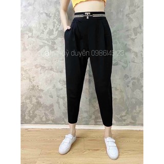 Quần baggy umi cạp cao