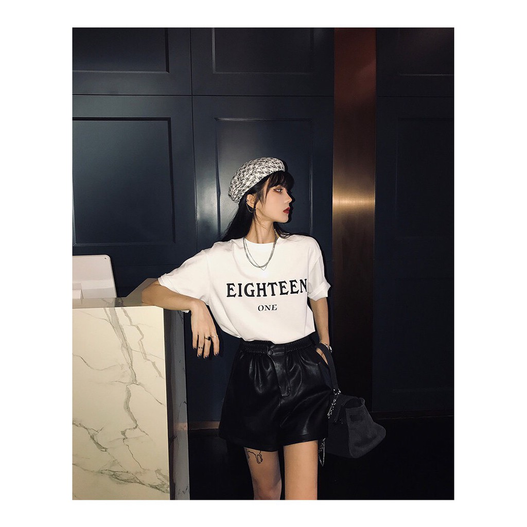 Áo thun SHAKELDAY-EIGHTEEN one , áo thun unisex form rộng oversize cotton | BigBuy360 - bigbuy360.vn