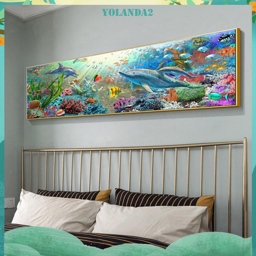 Bộ Tranh Thêu Chữ Thập Tự Làm 11ct Hình Đại Dương Toàn Bộ