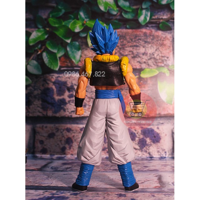 Mô hình Gogeta Super Saiyan Blue Grandista cao 32cm, full hộp có chân đế đi kèm