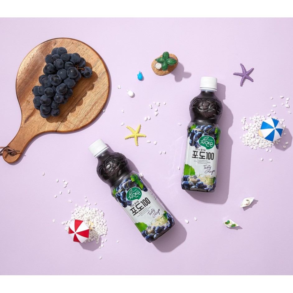 Nước nho 500ml -  자연은포도 500ml