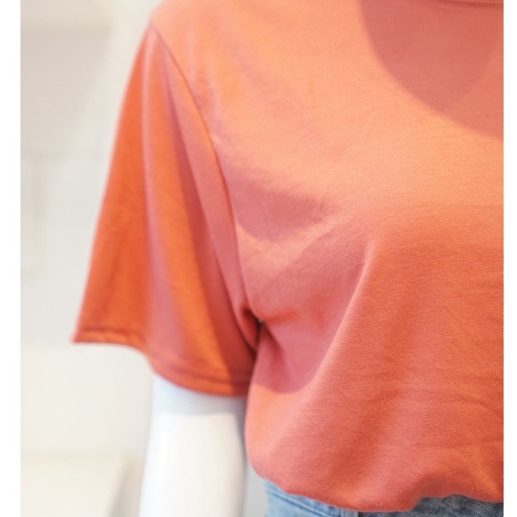 Áo thun nữ MENINA , chất cotton trơn basic thời trang