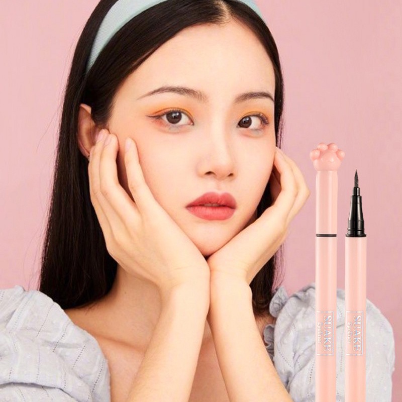 [Hàng mới về] Bút Kẻ Mắt Nước Không Nhòe Thiết Kế Hình Chân Mèo Dễ Thương