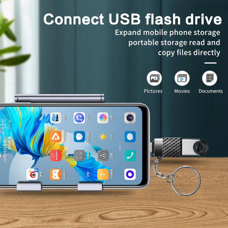 Bộ Chuyển Đổi Fonken USB 3.0 OTG Type C Từ Cổng Cắm Sang Cổng Nhận USB Cho Điện Thoại Máy Tính | BigBuy360 - bigbuy360.vn