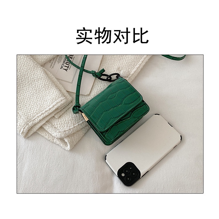Túi Đeo JASMIN NOIR Chéo Giả Da Cá Sấu Thời Trang Nữ Đơn Giản