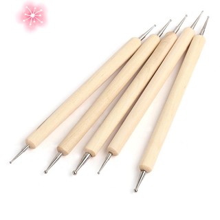 5 cây chấm bi gỗ tiện dụng