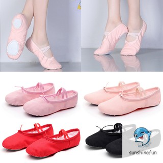 Giày vải múa ba lê mềm mại cho bé gái