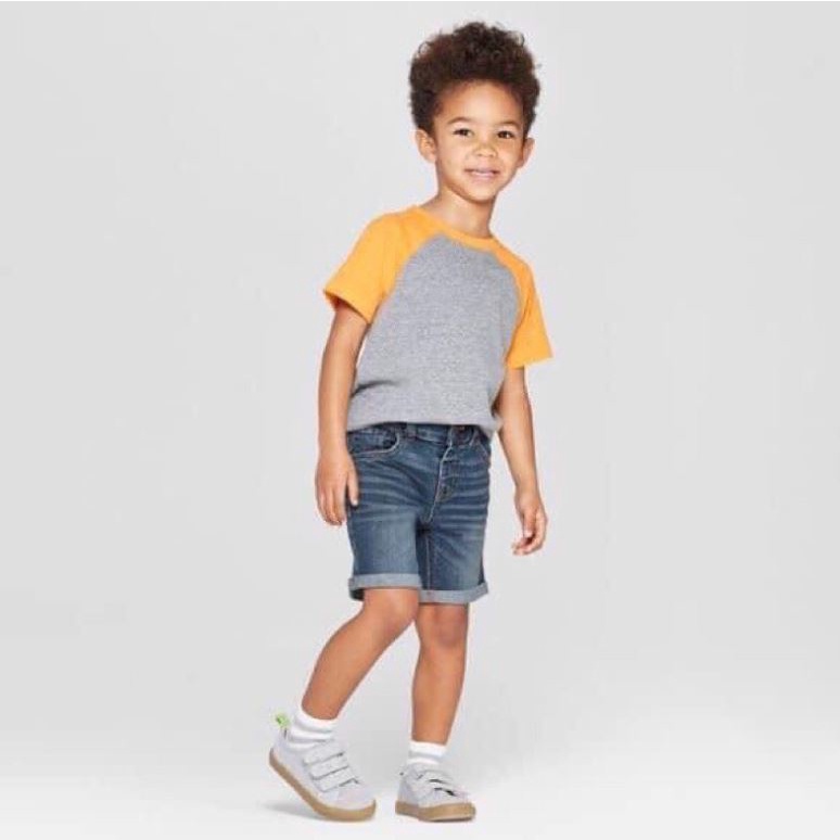 Quần Short Jean Cat Jack xuất xịn bé trai