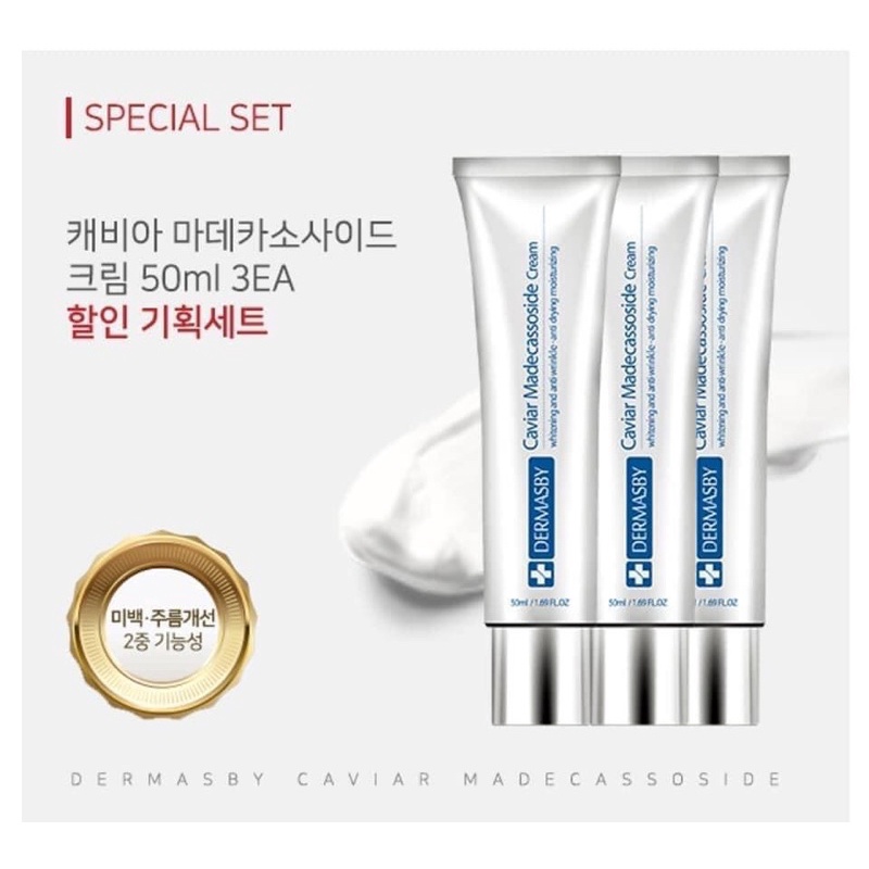 Kem dưỡng Dermasby caviar madecassoside cream