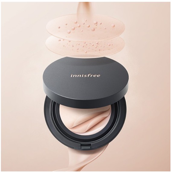 Phấn nước trang điểm mỏng nhẹ [innisfree] Light Fit Cushion SPF33 PA++ 14g