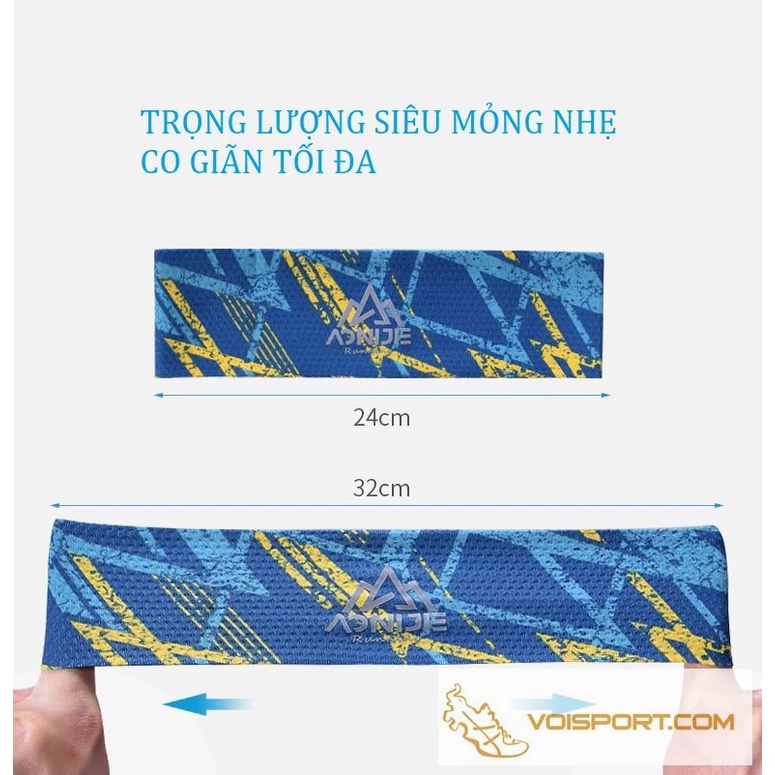 Băng chặn mồ hôi Aonijie E4903 siêu nhẹ, thấm hút tốt