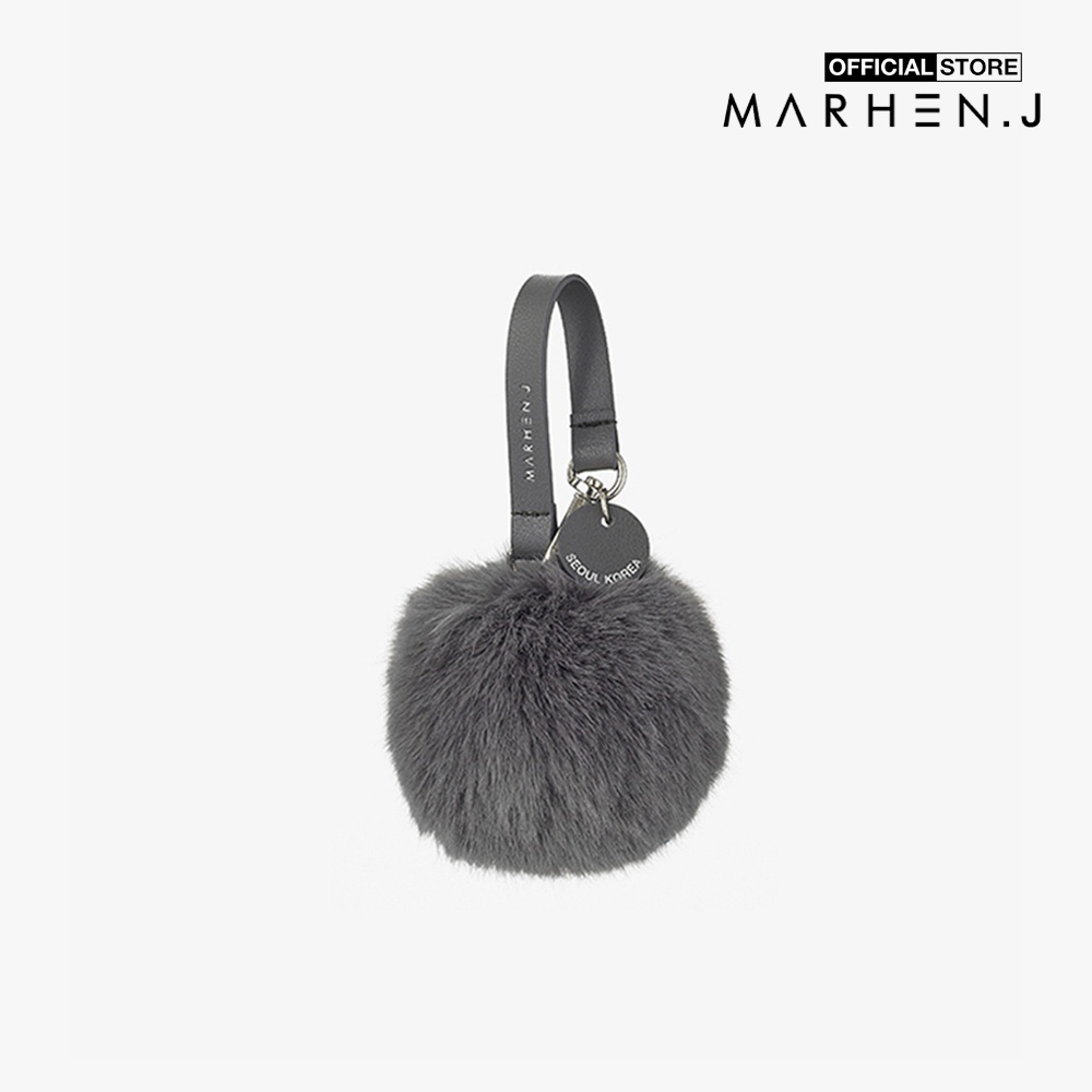 Marhen.J - Móc khóa túi hình tròn Cotton Candy Fur Charm-MJ19CCANDY-CH