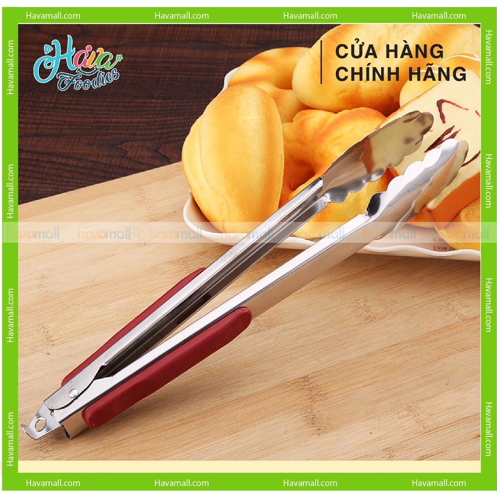 [HÀNG CHÍNH HÃNG] Kẹp Gắp Thức Ăn Bằng Inox Havafood