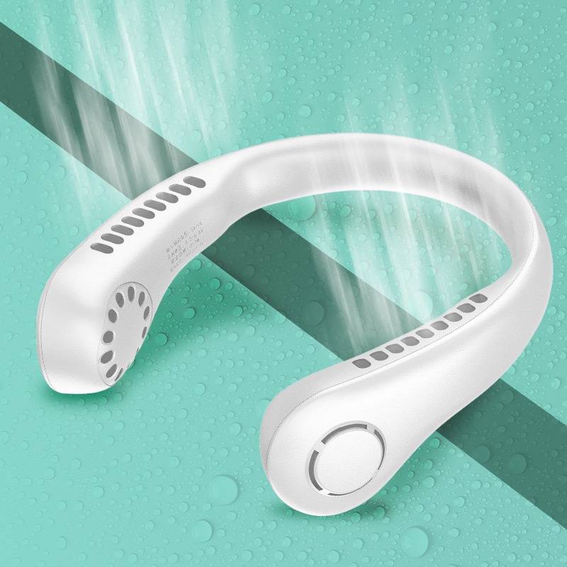 Quạt Đeo Cổ Mini Không Cánh Cổng Sạc usb Tiện Dụng