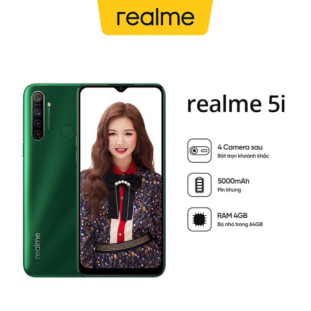 Điện thoại Realme 5i 4Gb/64Gb - Hàng chính hãng | BigBuy360 - bigbuy360.vn