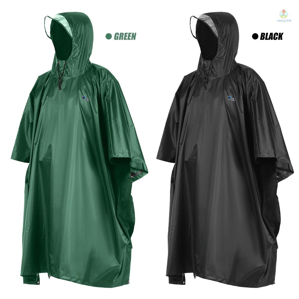 {nacyvn} Áo Mưa Poncho Chống Thấm Nước Có Mũ Trùm Trọng Lượng Nhẹ Dùng Khi Đi Xe Đạp / Xe Máy / Đi Bộ Đường