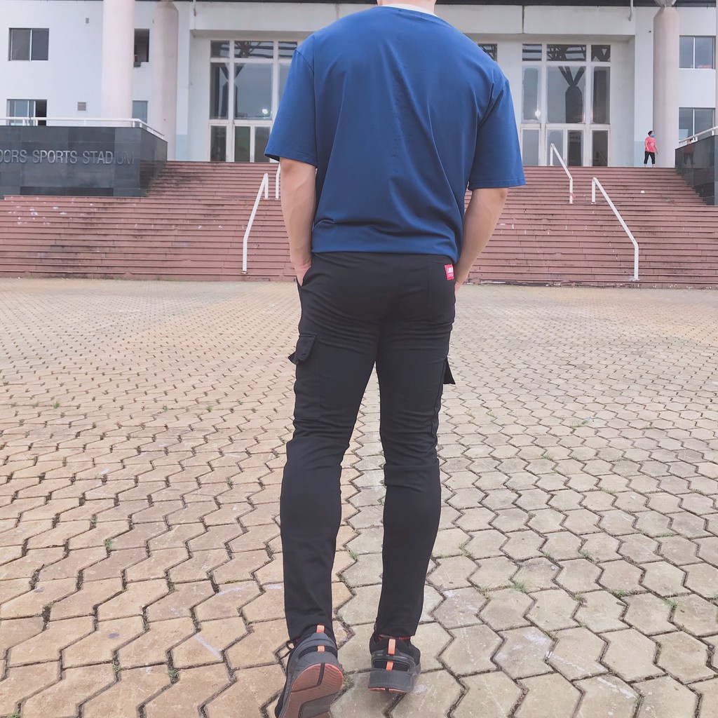 Áo Phông Xanh Oversize, Cotton Co Giản 4 Chiều, Thoáng Mát