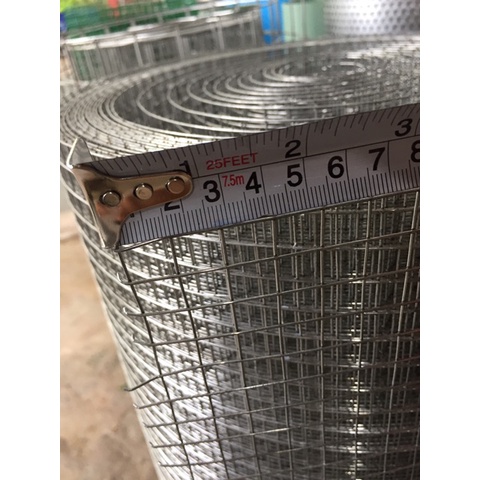 lưới làm lồng chim, lồng làm gà Lưới kẽm và inox304 ô vuông 1/5 khổ 1m ( bán mét vuông )