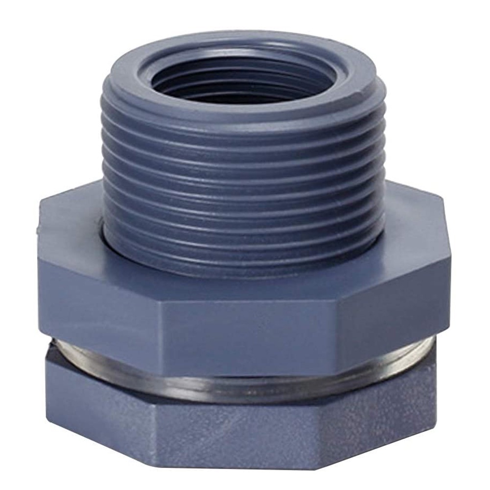 Set 2 Đầu Nối Ống Nước Bằng Nhựa PVC 3 / 4 Inch Kèm Vòng Đệm