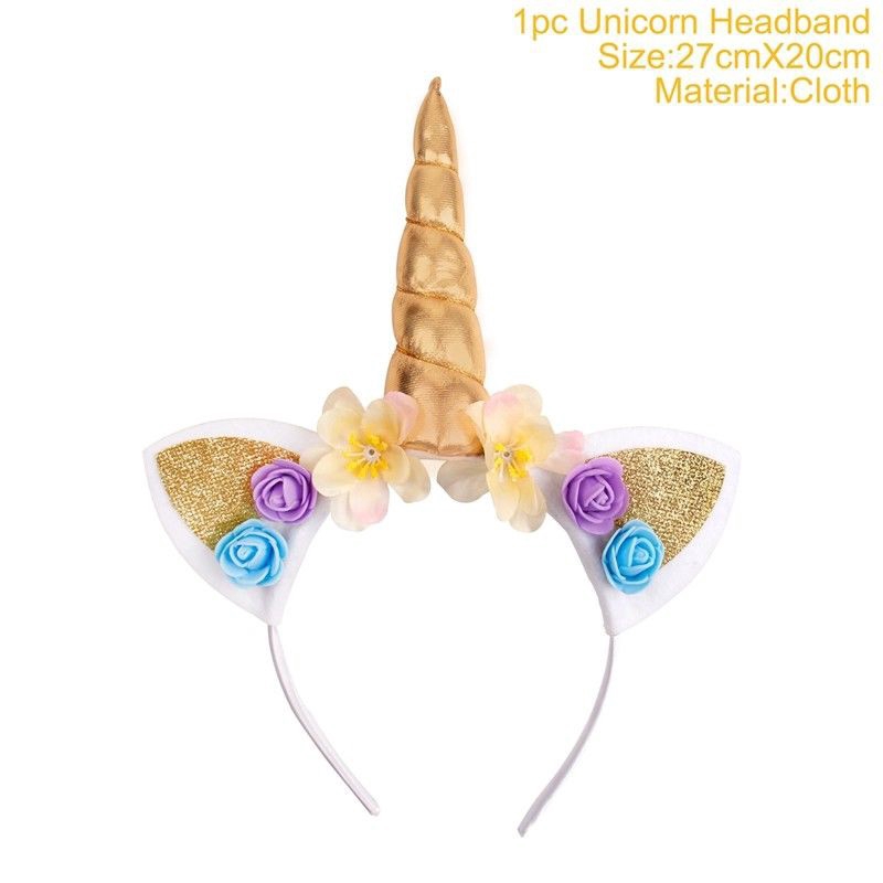 Cài tóc hình sừng kì lân đáng yêu cho bé