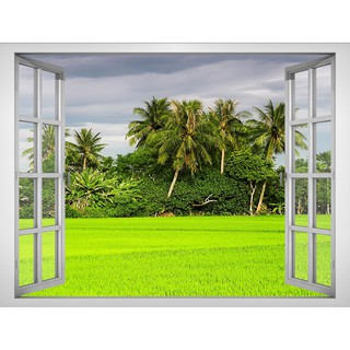 Tranh dán tường Cửa Sổ 3D Cảnh Đẹp Thiên Nhiên CTN-0020