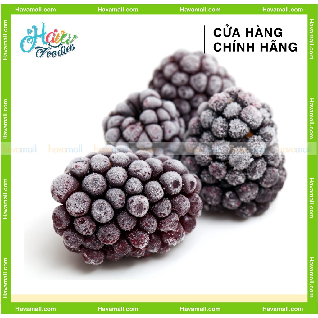 Trái Phúc Bồn Tử Đen Mâm Xôi Đen Đông Lạnh V-Safefood – Frozen Blackberry