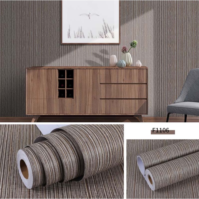 Decal dán tường GÂN XÁM NÂU khổ 60CM (giá 1m dài)