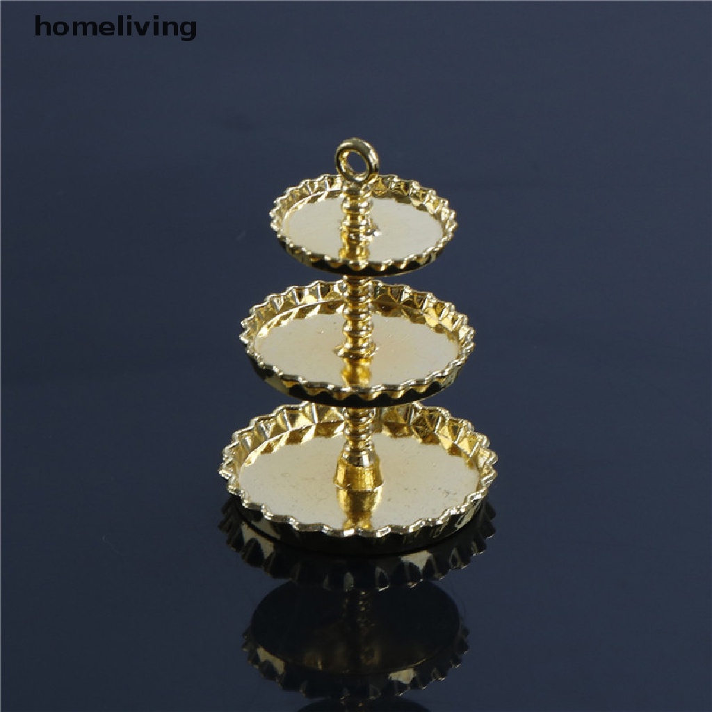 Mô Hình Kệ Bánh Tráng Miệng Mini Tỉ Lệ 1: 12 Trang Trí Nhà Búp Bê