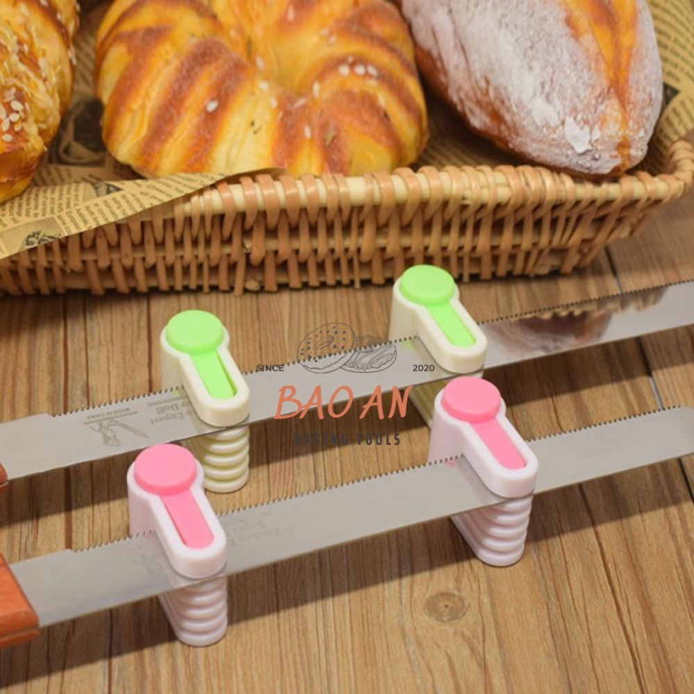 Dụng cụ kẹp dao chia tầng bánh bông lan bánh, sinh nhật