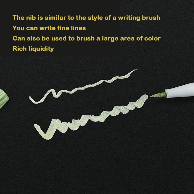 Bút Đánh Dấu 15 Màu Sắc Ánh Kim Dùng Trang Trí Sổ Tay DIY