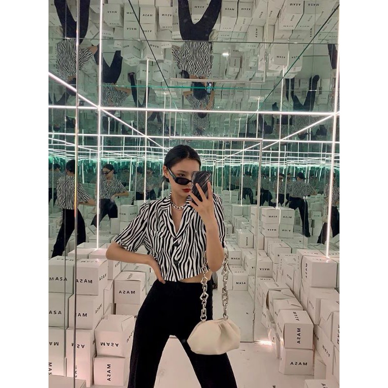 ÁO BLAZER MỎNG TAY LỬNG CROPTOP SIÊU XINH | BigBuy360 - bigbuy360.vn