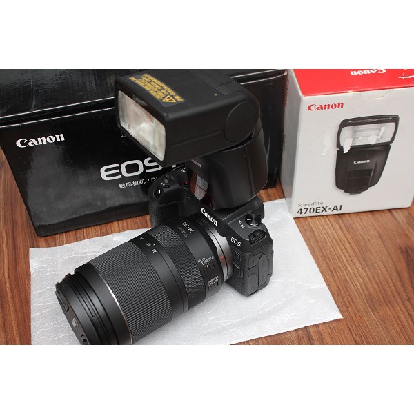 Máy ảnh Canon RP kèm RF24-240, đèn 470EX, mới 99%