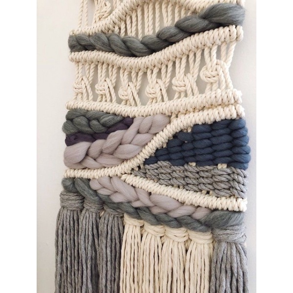 Bó 250g LEN CHUNKY - SỢI LEN TO, LÀM WEAVING, RÈM MACRAME