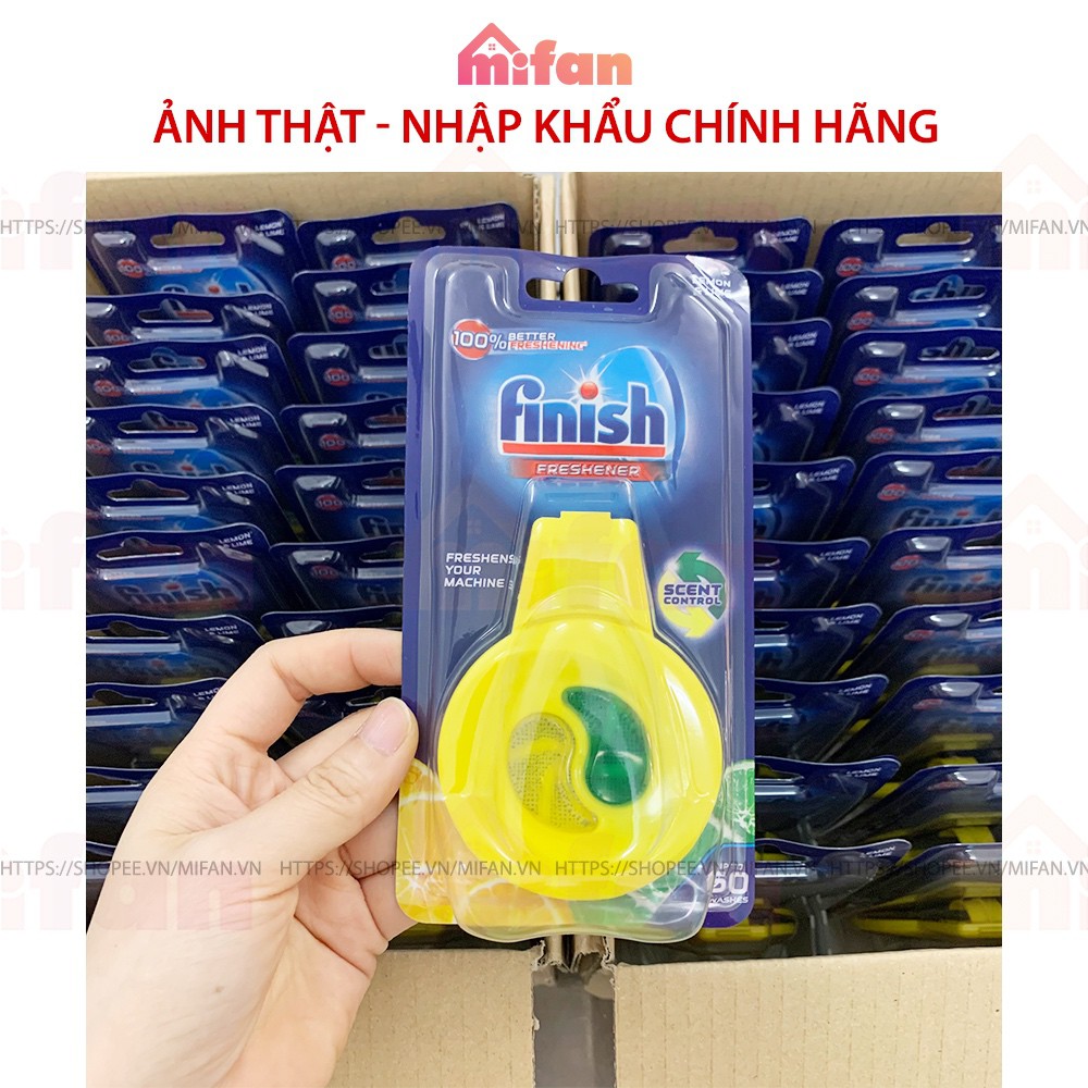 Viên Treo Khử Mùi Hôi Máy Rửa Bát FINISH - Tạo Mùi Hương Chanh Hương Tự Nhiên Tươi Mát  - Mifan Nhập Khẩu Chính Hãng