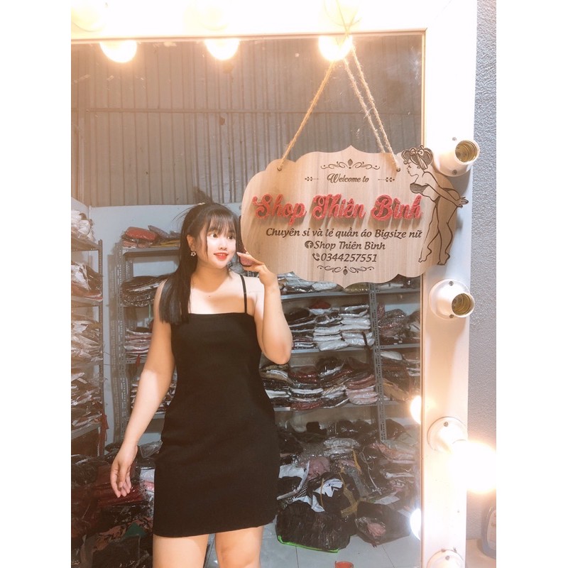 SET ĐẦM DÂY+ÁO SƠ MI BIGSIZE BIGSIZE