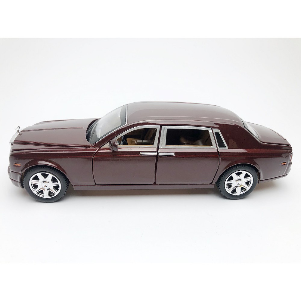 Xe mô hình tĩnh Rolls Royce Phantom tỉ lệ 1:24 khung thép, sơn tĩnh điện màu Đen