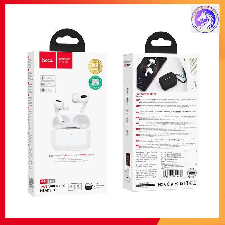 TAI NGHE BLUETOOTH CẢM ỨNG 2 BÊN TWS V5.0 CÓ MIC HOCO ES42/ ES32 PLUS / ME2 PLUS