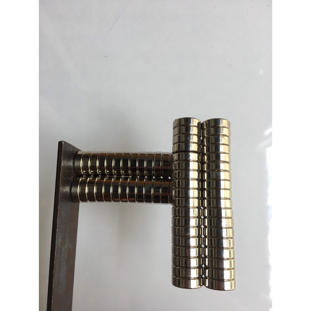 Bộ 10 Viên Nam Châm Trắng 20x5 Dùng Trong Động Cơ Đơn Giản