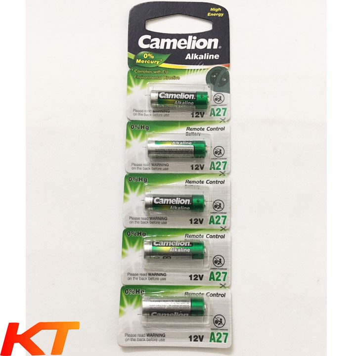 Pin A27 12v Camelion alkaline 27AE,MN27 Plus (vỉ 1 viên)