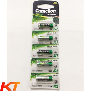 Pin A27 12v Camelion alkaline 27AE,MN27 Plus (vỉ 5 viên)