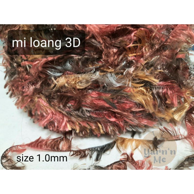 Cuộn 125gr Len mi dày 3D size lớn, cực mềm