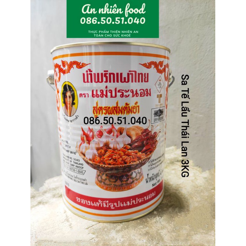 SA TẾ Gia Vị Nấu Lẩu Thái Lan Thai Tom Yum Hộp To 3KG