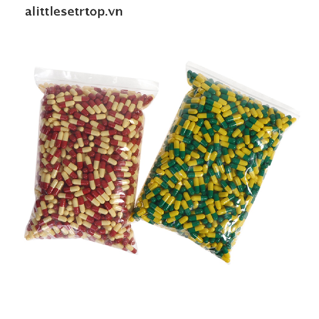 1000 Chiếc 0# Viên Nang Đựng Thuốc Viên Gecant Gelatin
