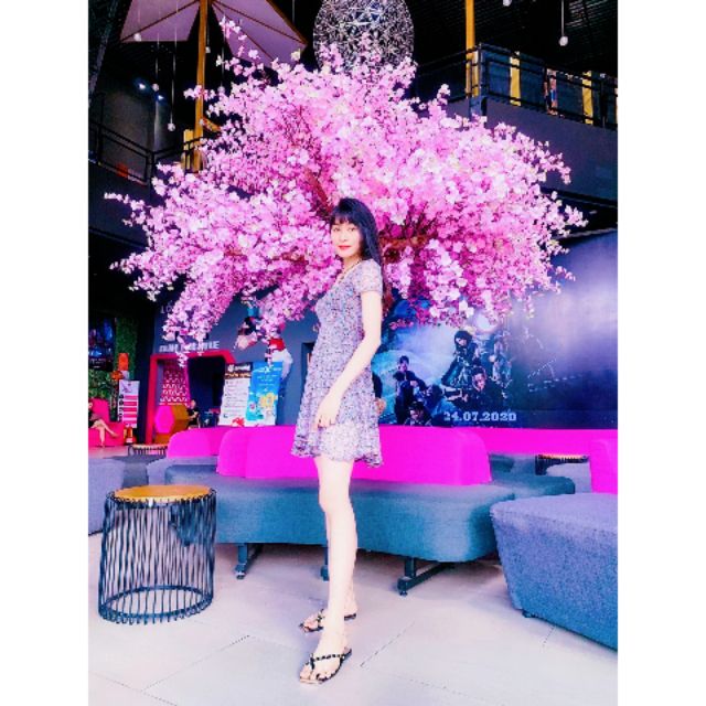 Đầm vôn hoa nhí.