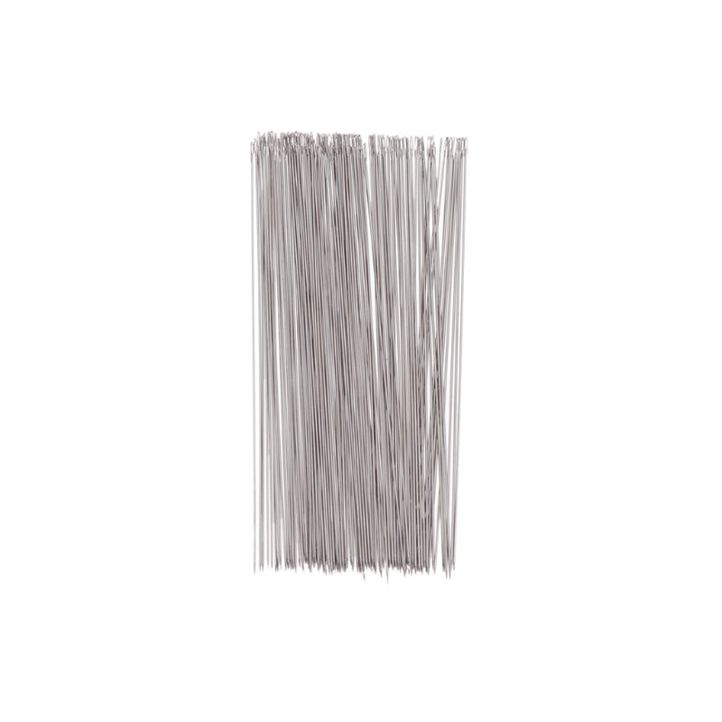 Bộ 100 Kim Xỏ Hạt Cườm Làm Trang Sức Kích Thước 3.2-12cm
