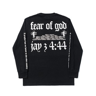 Áo Thun Cotton Tay Ngắn In Chữ Fear Of God Độc Đáo Trẻ Trung