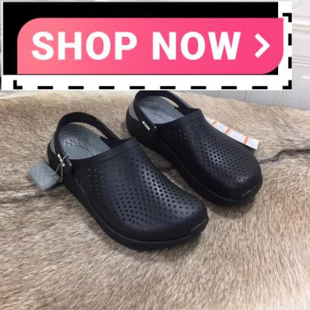 Dép Crocs 100% Cotton Thời Trang Cho Nam Nữ