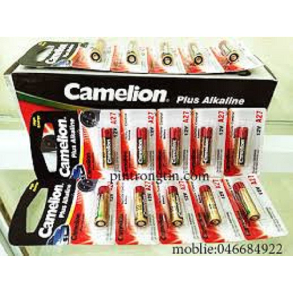 1 vỉ 5 viên pin 12V A27 Camelion - date 10.2024