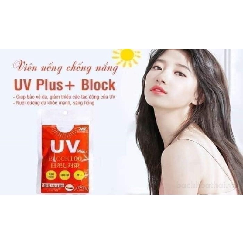 vıên chống nắng Nhật Bản UV Plus+ Block100